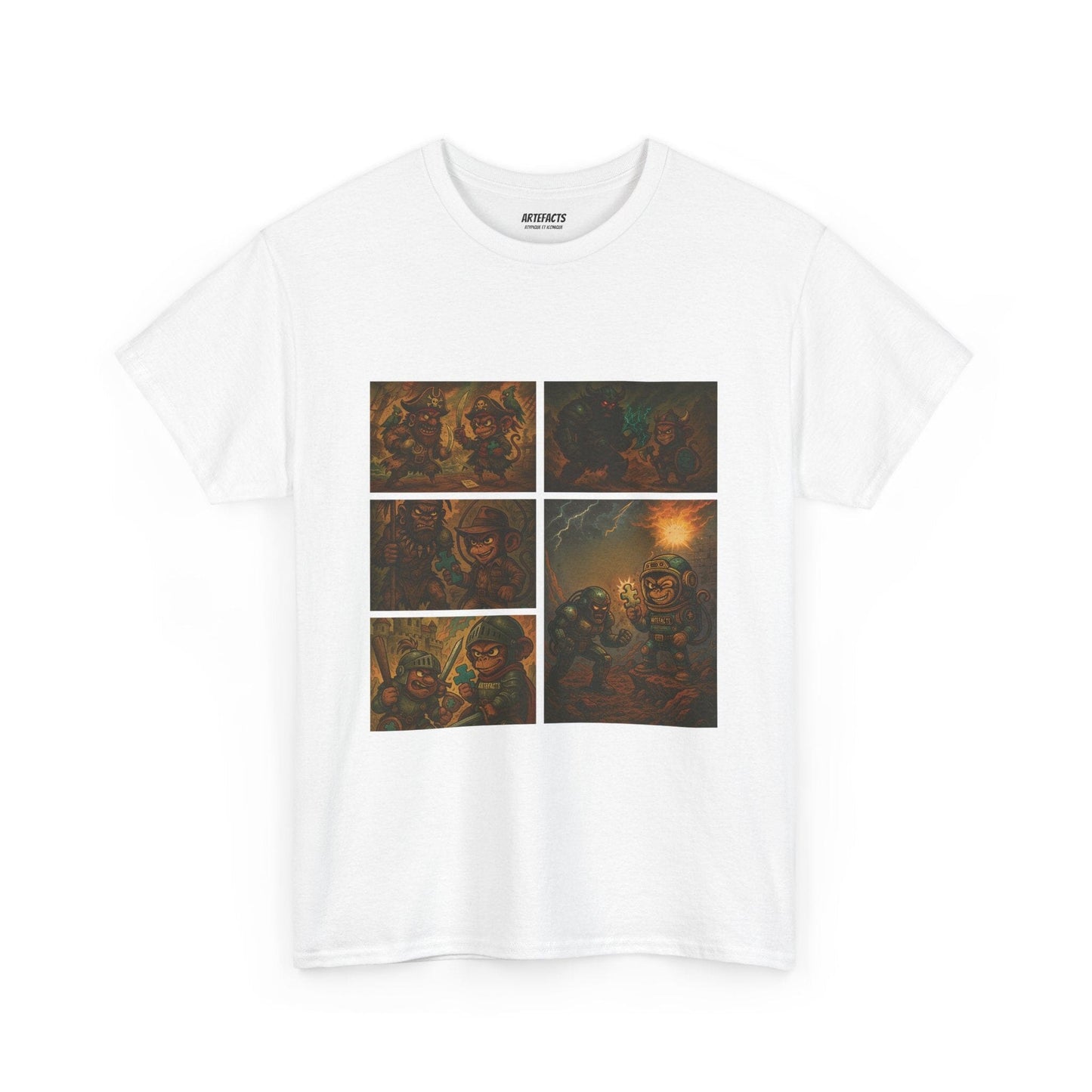 Artistic Unisex Heavy Cotton Tee T-Shirt Printify White S
