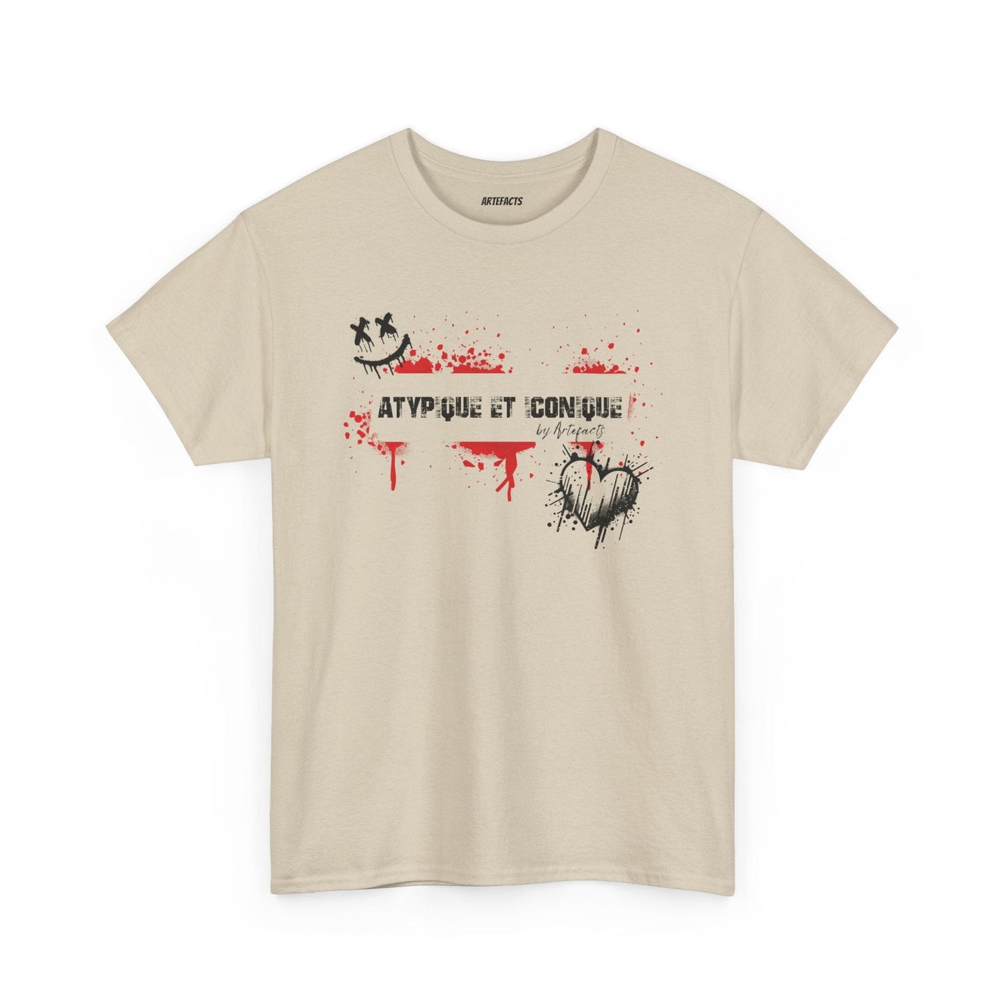 T-shirt Artefacts – Atypique et Iconique (édition streetwear graffiti) T-Shirt Printify Beige S