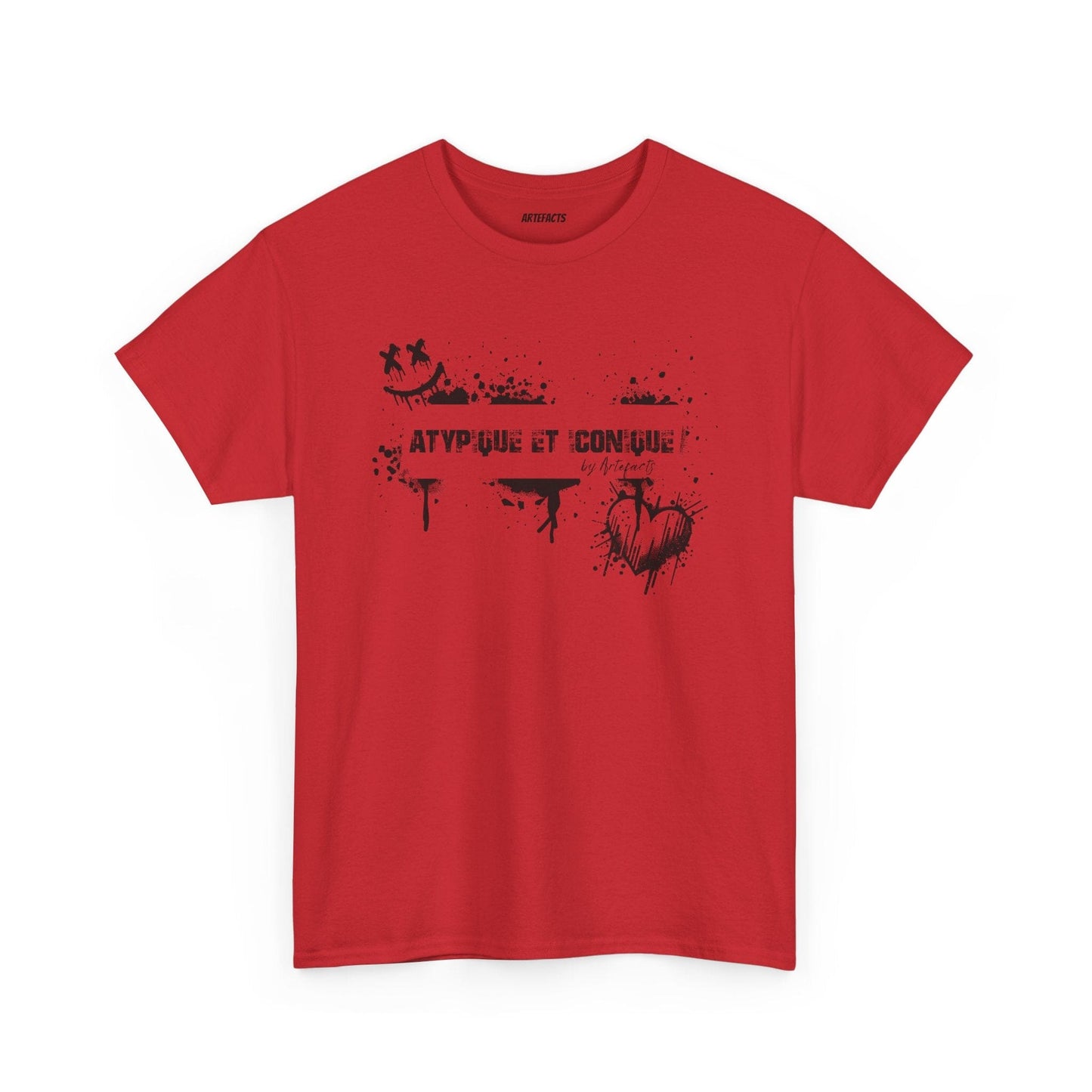T-shirt Artefacts – Atypique et Iconique (édition streetwear graffiti) T-Shirt Printify Rouge S