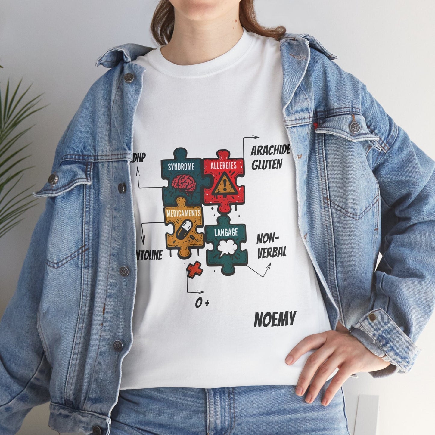 T-shirt Artefacts Personnalisé - T-shirt Identification Médicale T-Shirt Printify