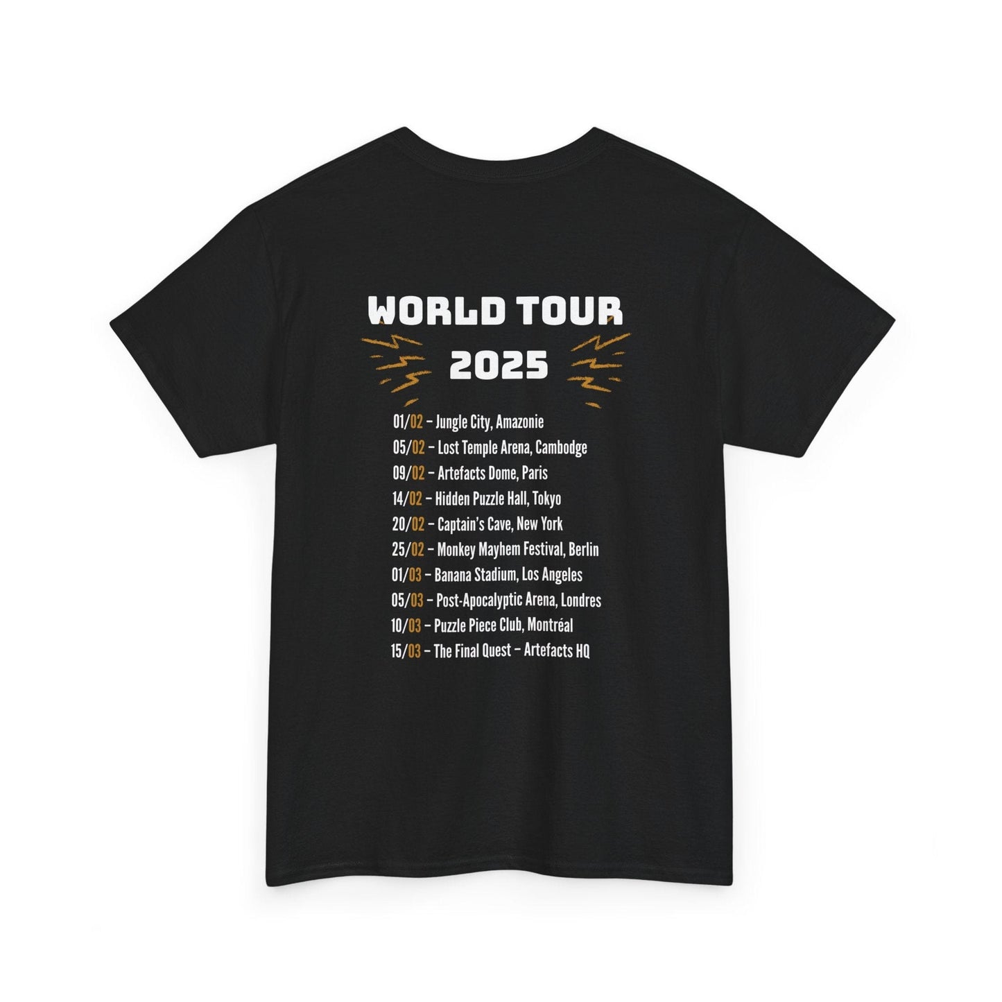 T-shirt Captain Cawette – World Tour 2025 (édition rock star) T-Shirt Printify