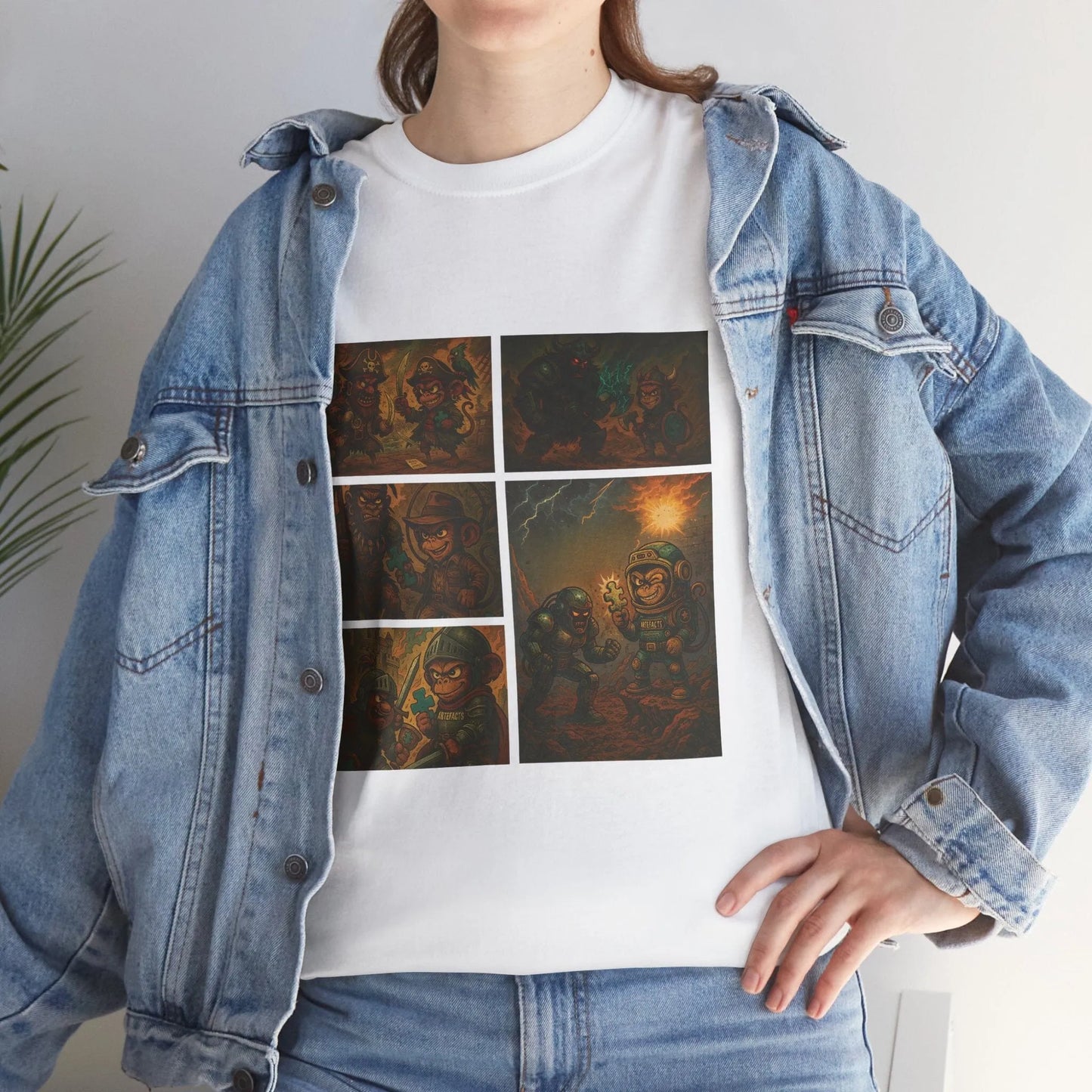 Artistic Unisex Heavy Cotton Tee T-Shirt Printify 