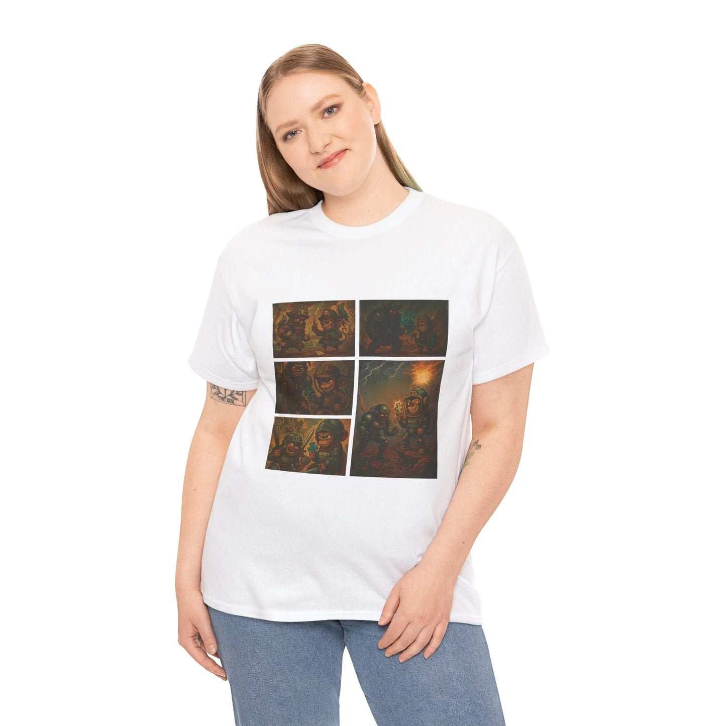 Artistic Unisex Heavy Cotton Tee T-Shirt Printify 