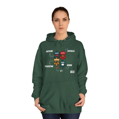 Hoodie Artefacts Personnalisé - Sweat Identification Médicale Hoodie Printify 