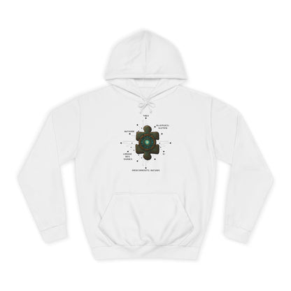 Hoodie Artefacts Personnalisé - Sweat Identification Médicale - Iron Cawette Hoodie Printify Blanc artique S 