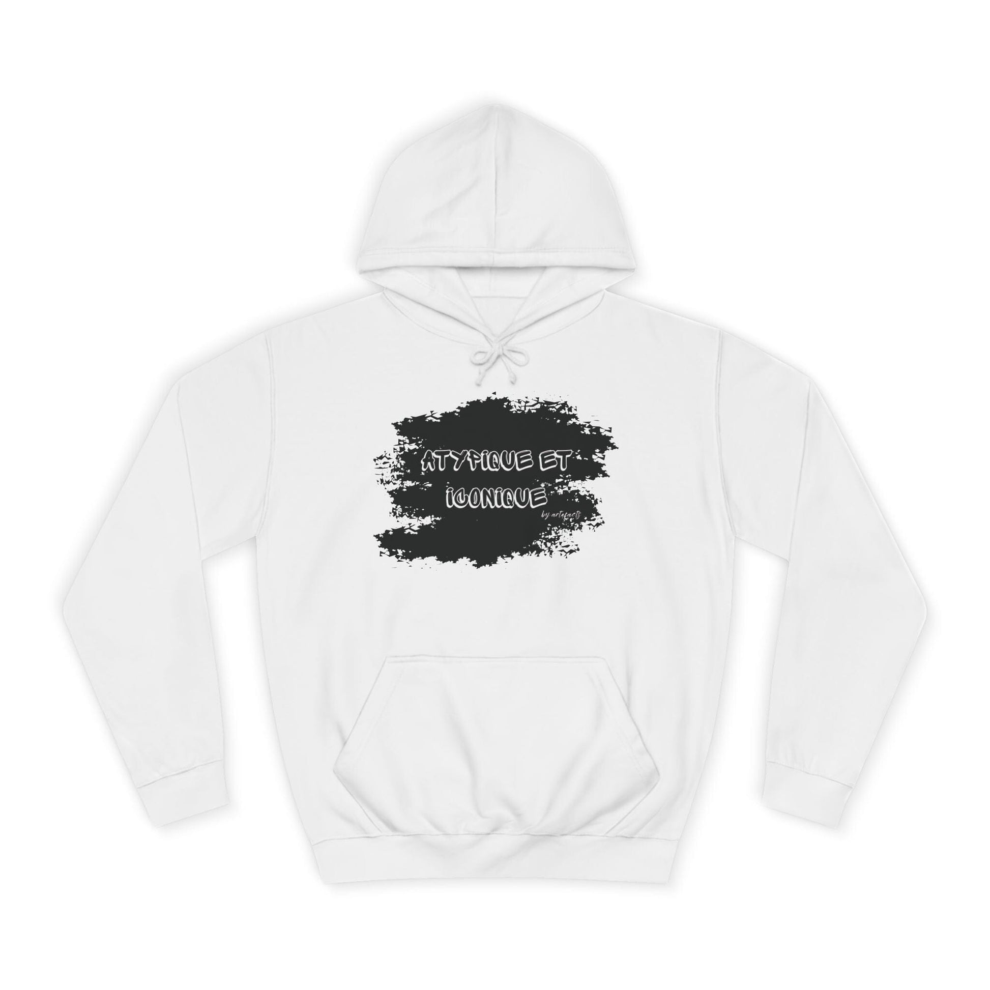 Hoodie Artefacts - Sweat Streetwear "Atypique et Iconique" Hoodie Printify Blanc artique S 