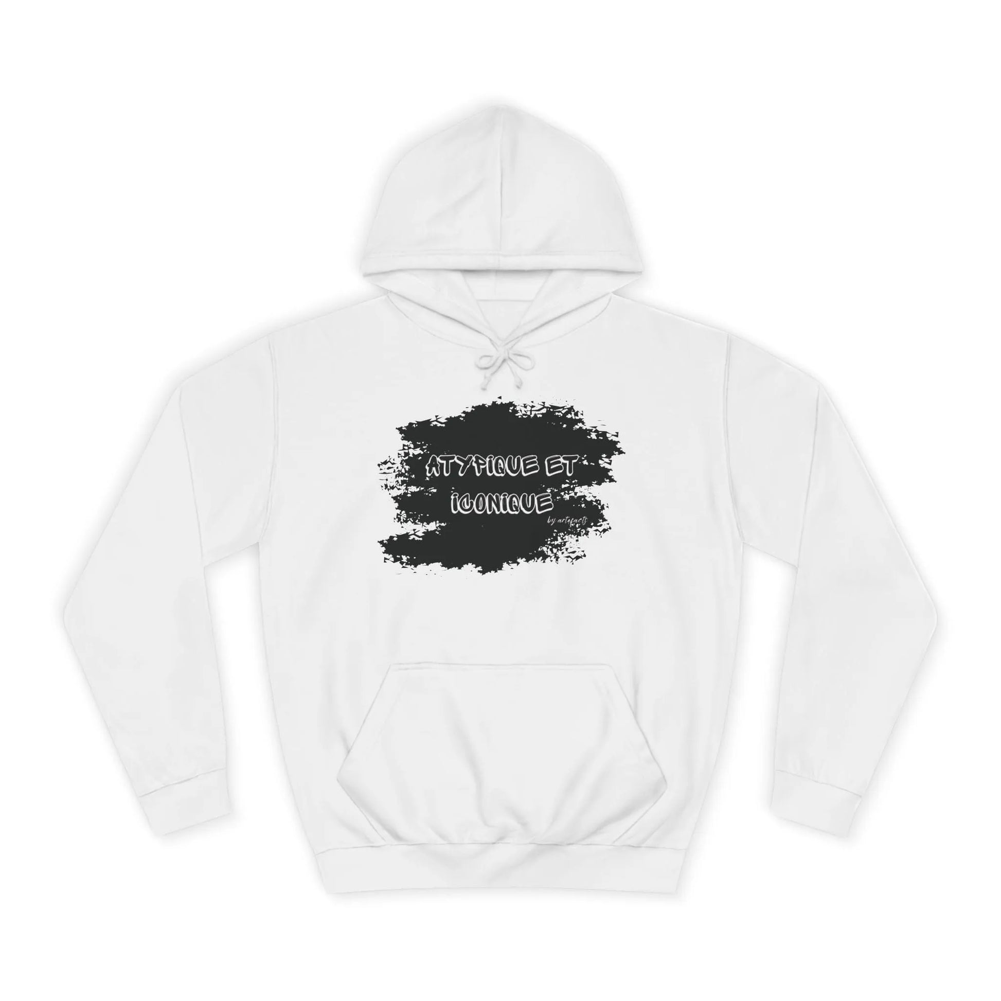 Hoodie Artefacts - Sweat Streetwear "Atypique et Iconique" Hoodie Printify Blanc artique S 