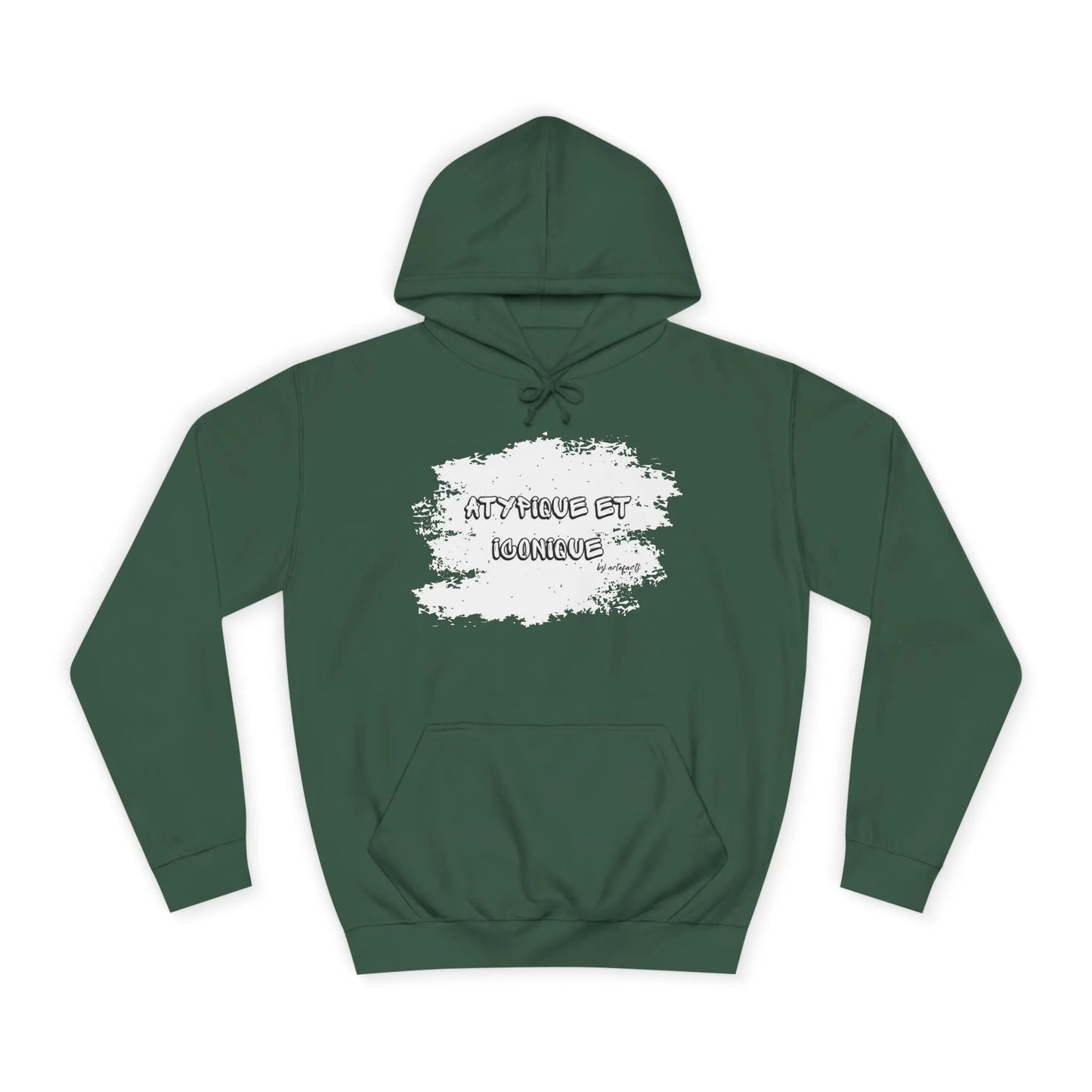 Hoodie Artefacts - Sweat Streetwear "Atypique et Iconique" Hoodie Printify Vert bouteille S 