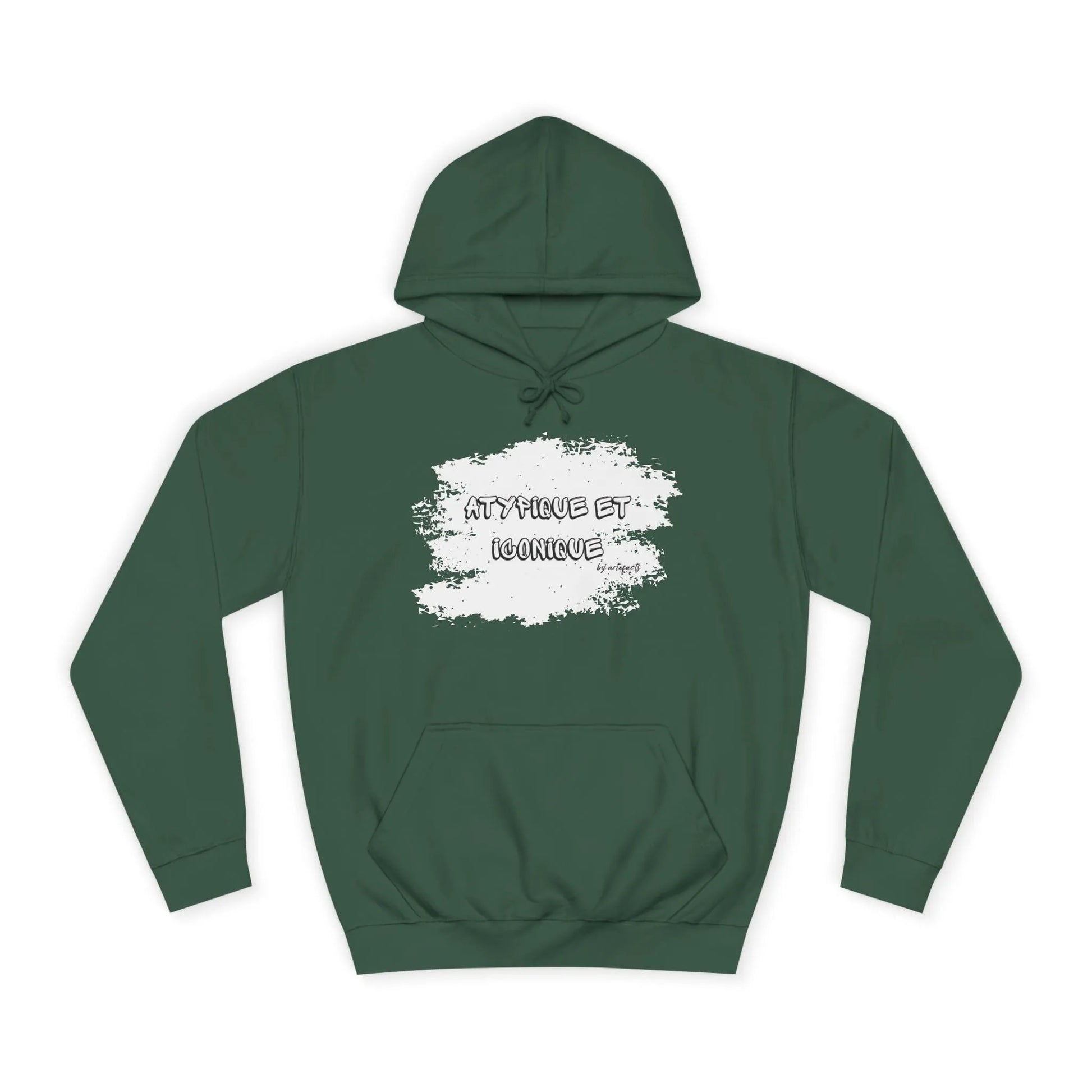 Hoodie Artefacts - Sweat Streetwear "Atypique et Iconique" Hoodie Printify Vert bouteille S 
