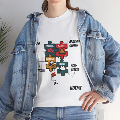 T-shirt Artefacts Personnalisé - T-shirt Identification Médicale T-Shirt Printify 