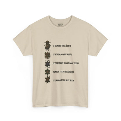 T-shirt Artefacts – Trésors Perdus (édition aventure) T-Shirt Printify Beige S 