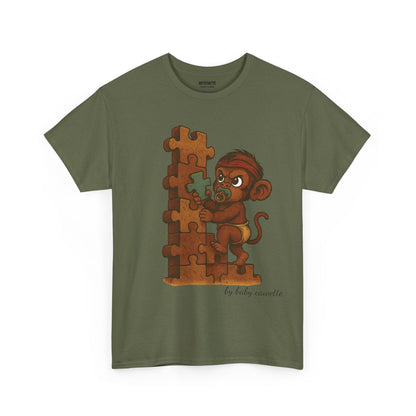 T-shirt Captain Cawette – Baby Cawette Origins (édition baby) T-Shirt Printify Vert kaki S 