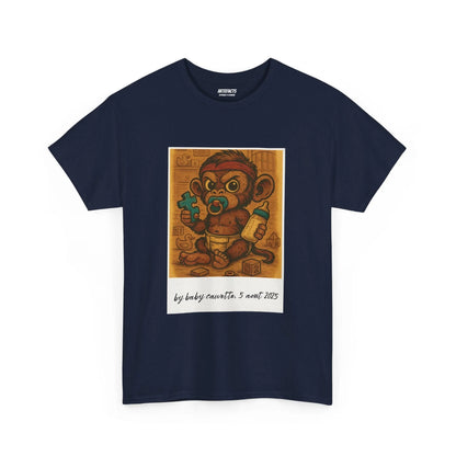 T-shirt Captain Cawette – Baby Cawette Origins (édition polaroid) T-Shirt Printify Bleu marine S 