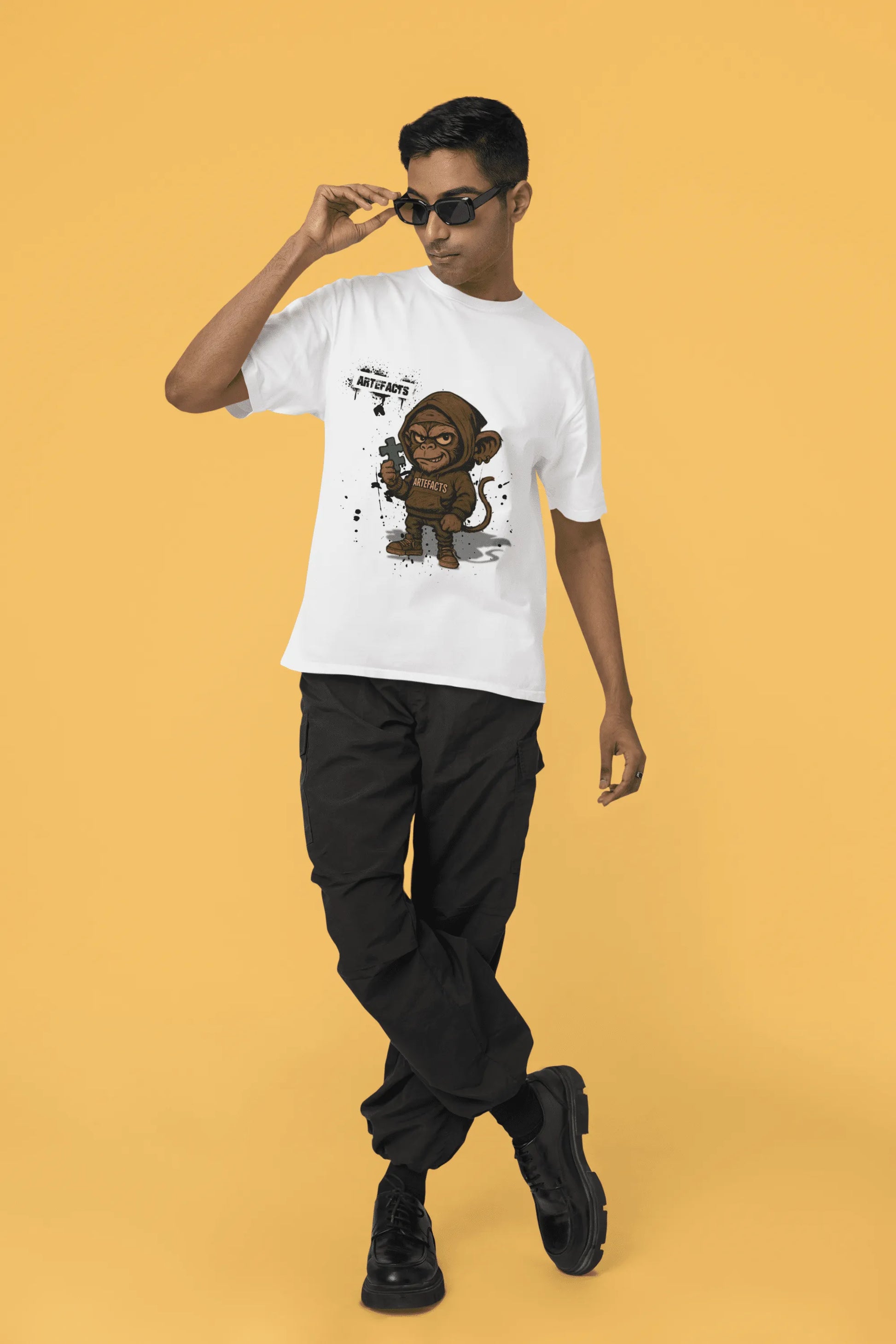 T-shirt Captain Cawette – Badass et Stylé (édition mascotte) T-Shirt Printify 