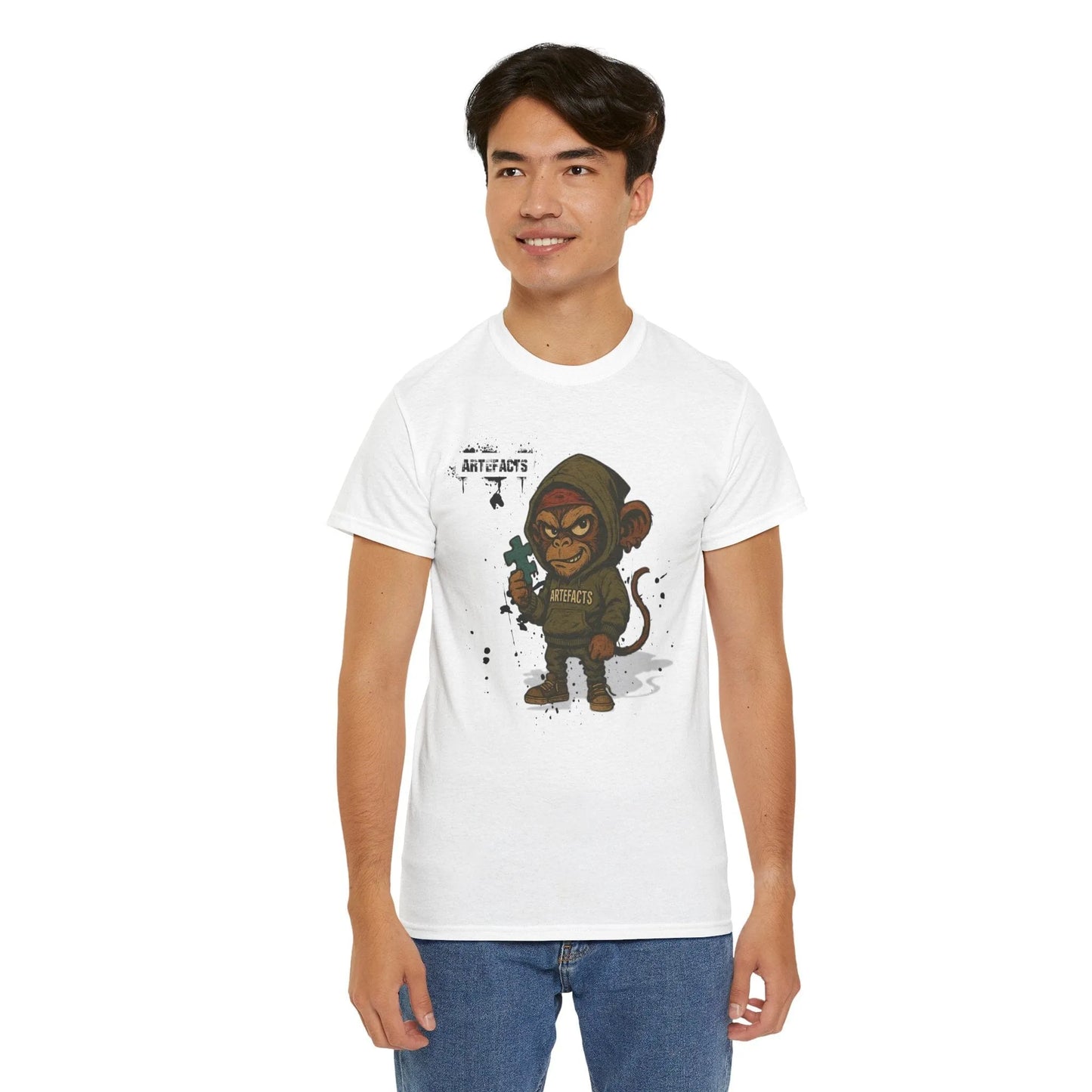 T-shirt Captain Cawette – Badass et Stylé (édition mascotte) T-Shirt Printify 