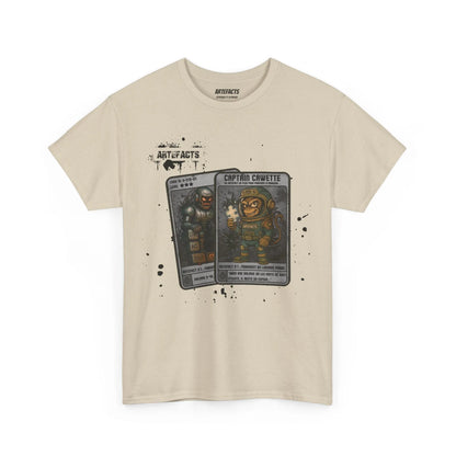 T-shirt Captain Cawette – Fragment du Langage Perdu (édition spatiale) T-Shirt Printify Beige S 