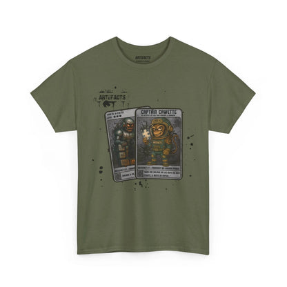 T-shirt Captain Cawette – Fragment du Langage Perdu (édition spatiale) T-Shirt Printify Vert kaki S 