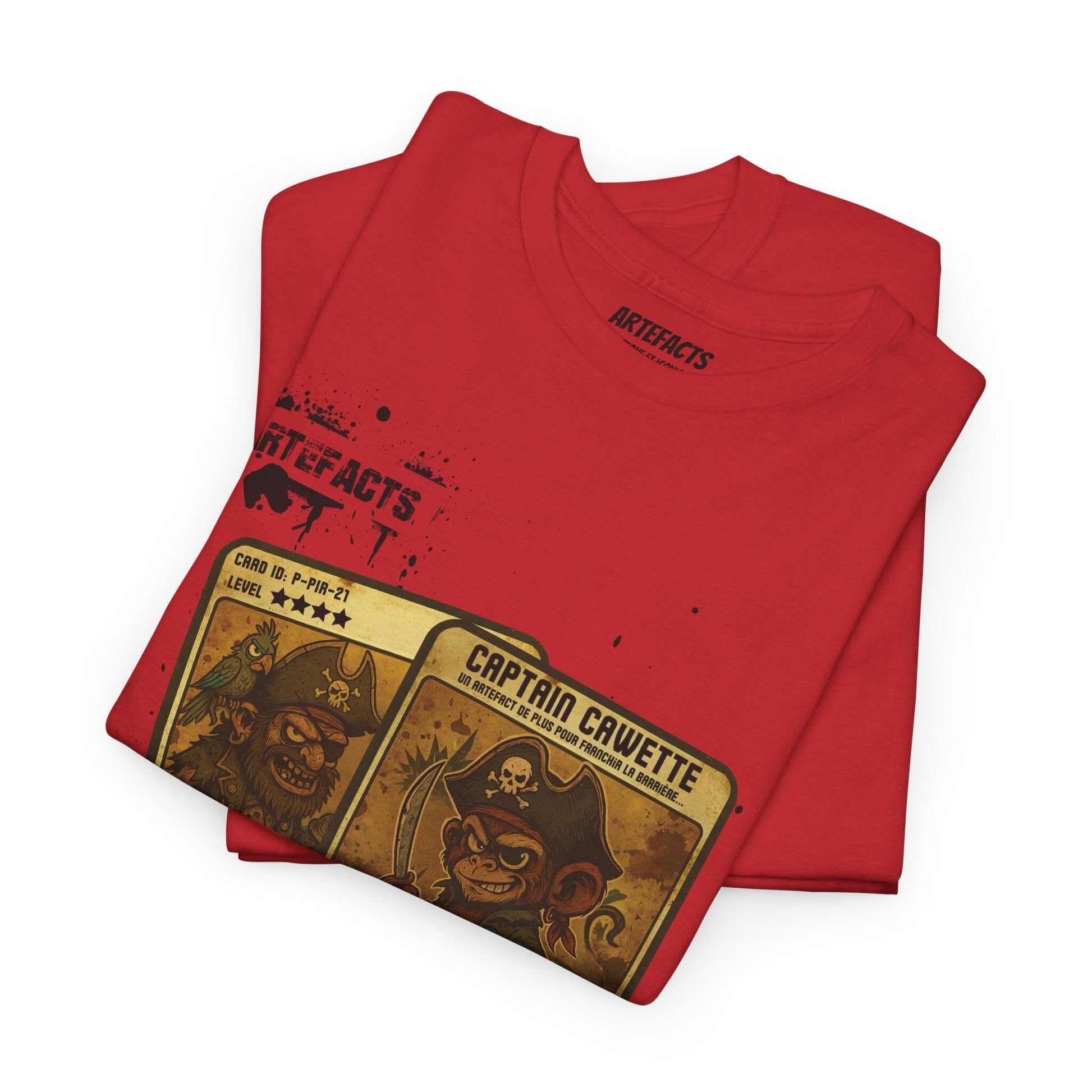 T-shirt Captain Cawette – Le Compas de l'Ecoute (édition pirates) T-Shirt Printify 