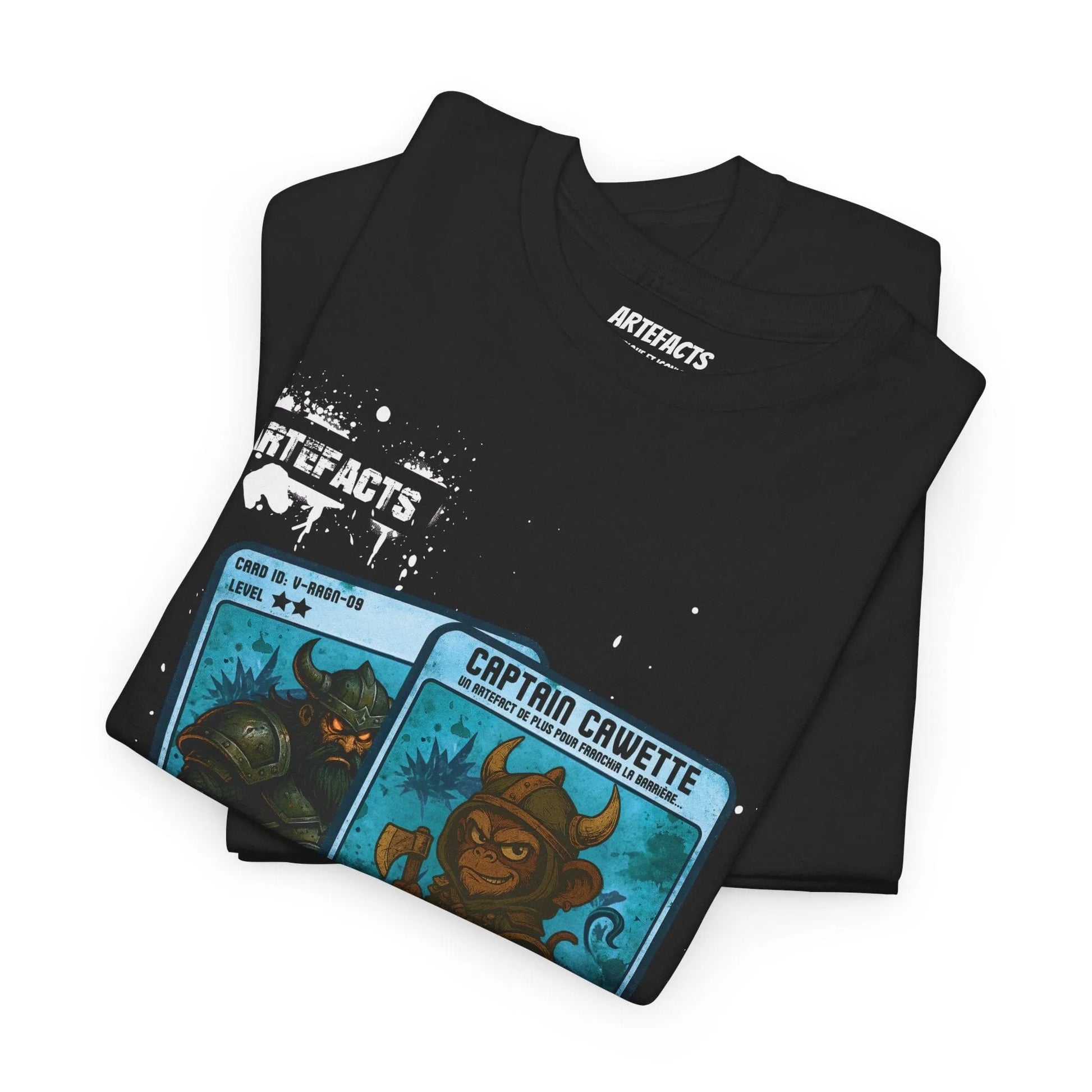 T-shirt Captain Cawette – Rune de l'Echo Silencieux (édition vikings) T-Shirt Printify 