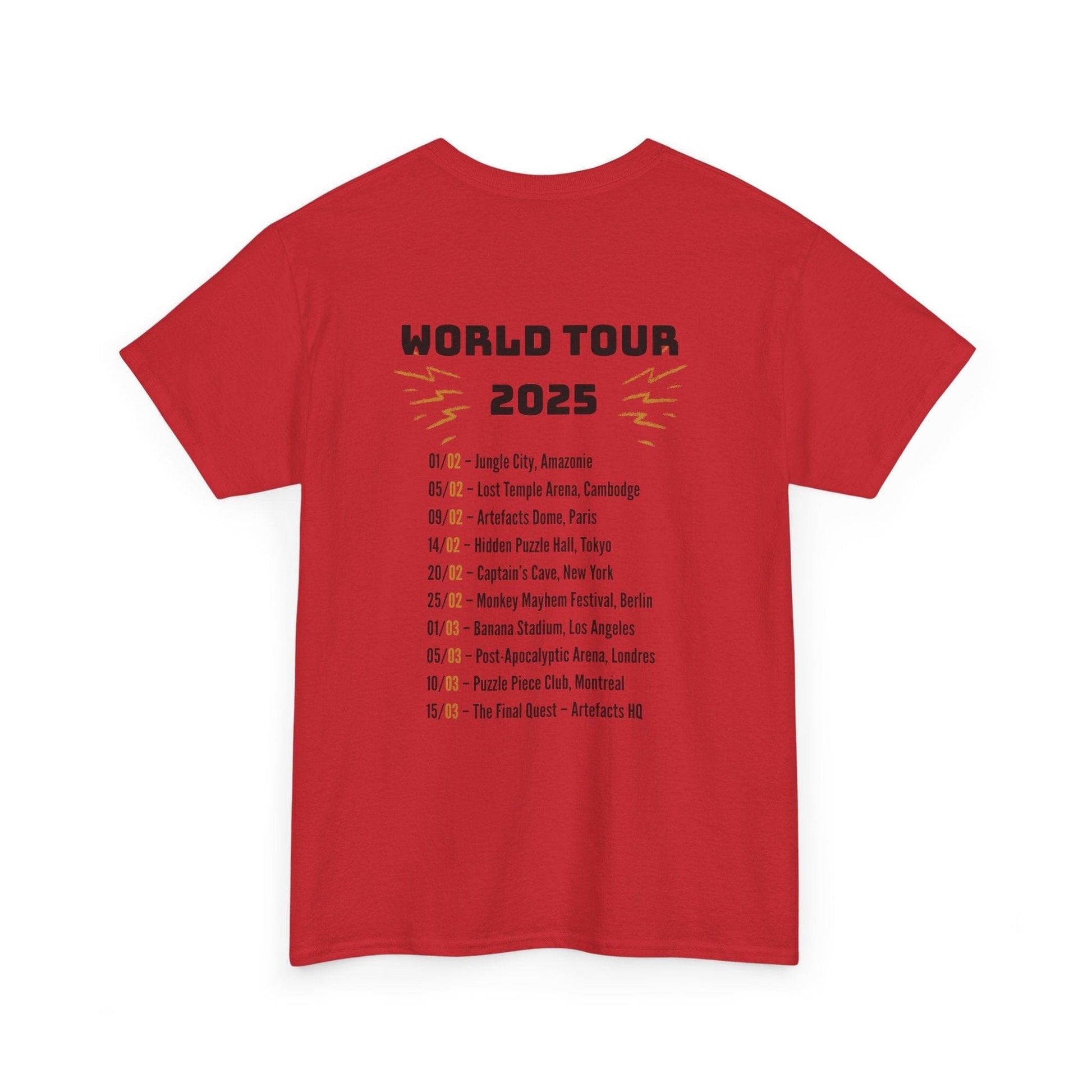 T-shirt Captain Cawette – World Tour 2025 (édition rock star) T-Shirt Printify 