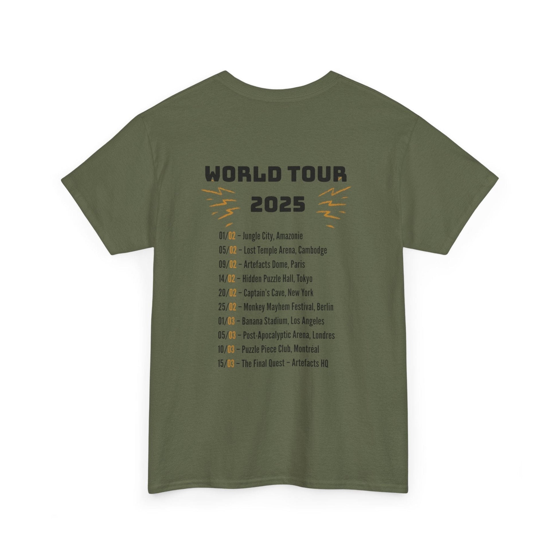 T-shirt Captain Cawette – World Tour 2025 (édition rock star) T-Shirt Printify 