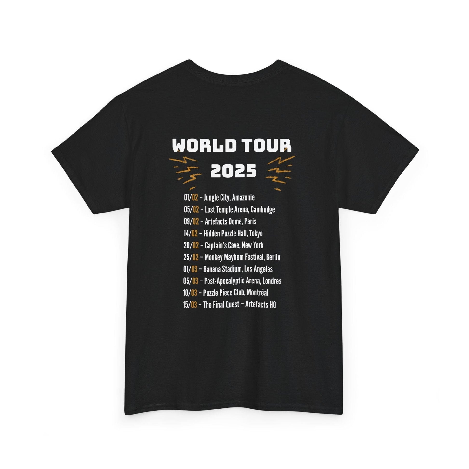 T-shirt Captain Cawette – World Tour 2025 (édition rock star) T-Shirt Printify 
