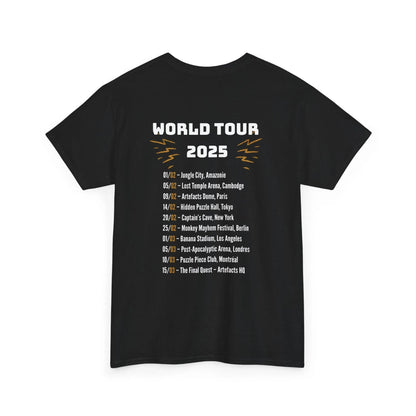 T-shirt Captain Cawette – World Tour 2025 (édition rock star) T-Shirt Printify 